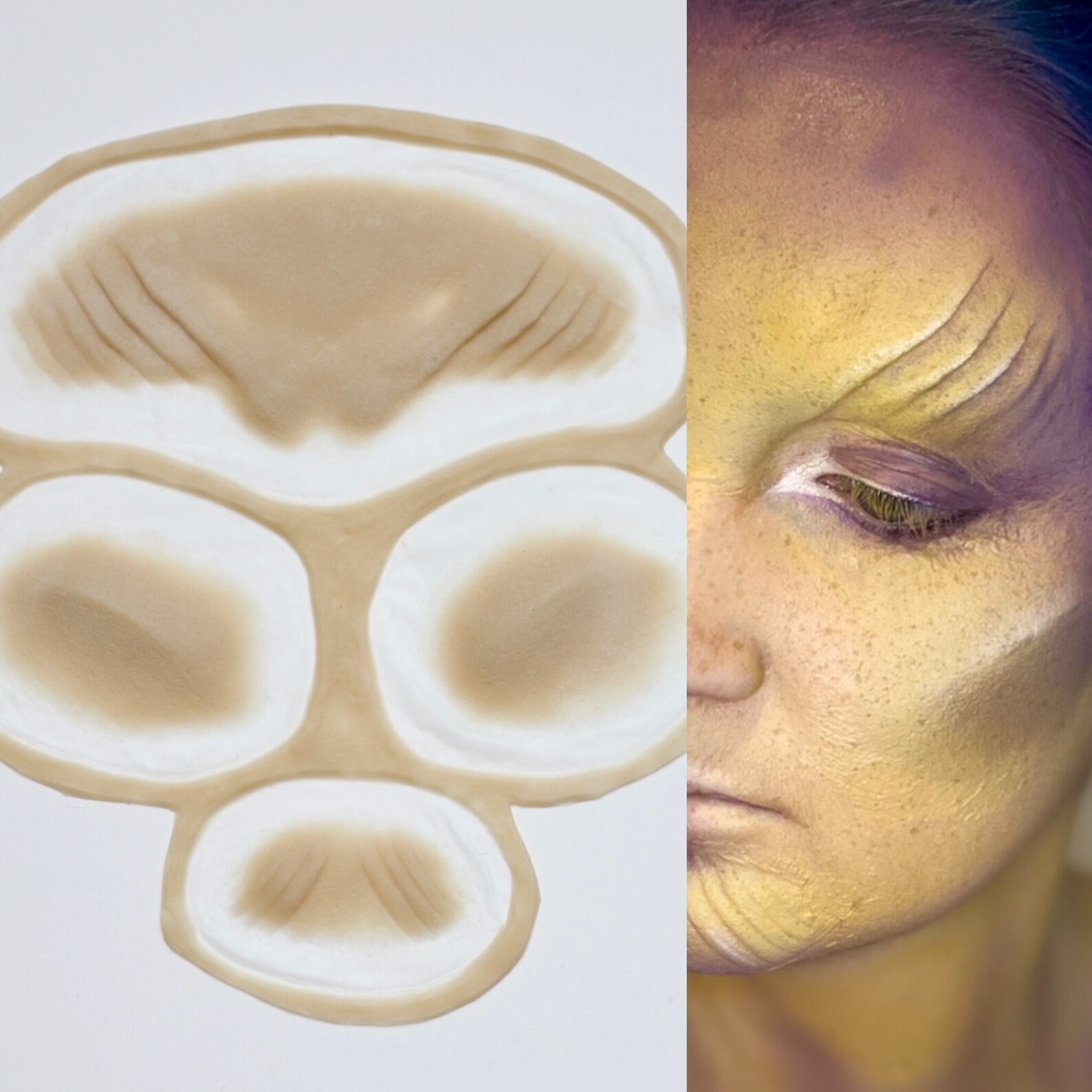 Alien Scifi Silicone Prosthetics Set - Etsy