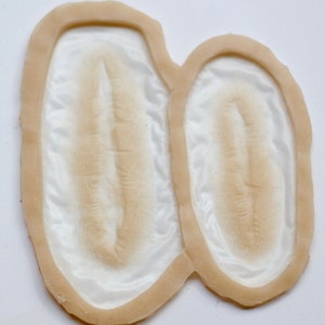 Scar wound prosthetic SFX Makeup, silicone appliance, halloween, special effects, cosplay, LARP