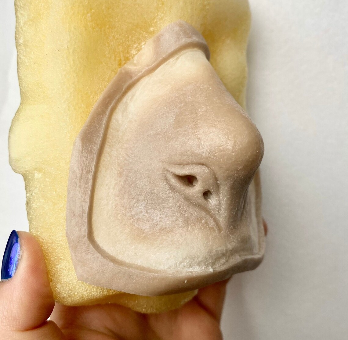 Alien Scifi Nose Prosthetic, Encapsulated Silicone Prosthetic - Etsy