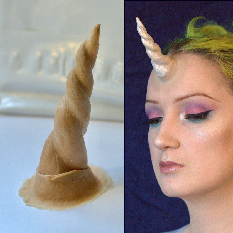 Unicorn Horn Prosthetic SFX Makeup Silicone Appliance Etsy UK