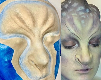 Alien Sci-fi Prosthetic, Encapsulated Silicone Prostehtic