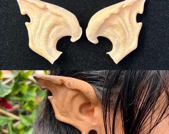 Latex Orc Ears Prosthetic, LARP, Cosplay