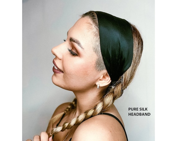 100% Mulberry Silk Headband ,pure Silk Headbands Gift, Silky Hair