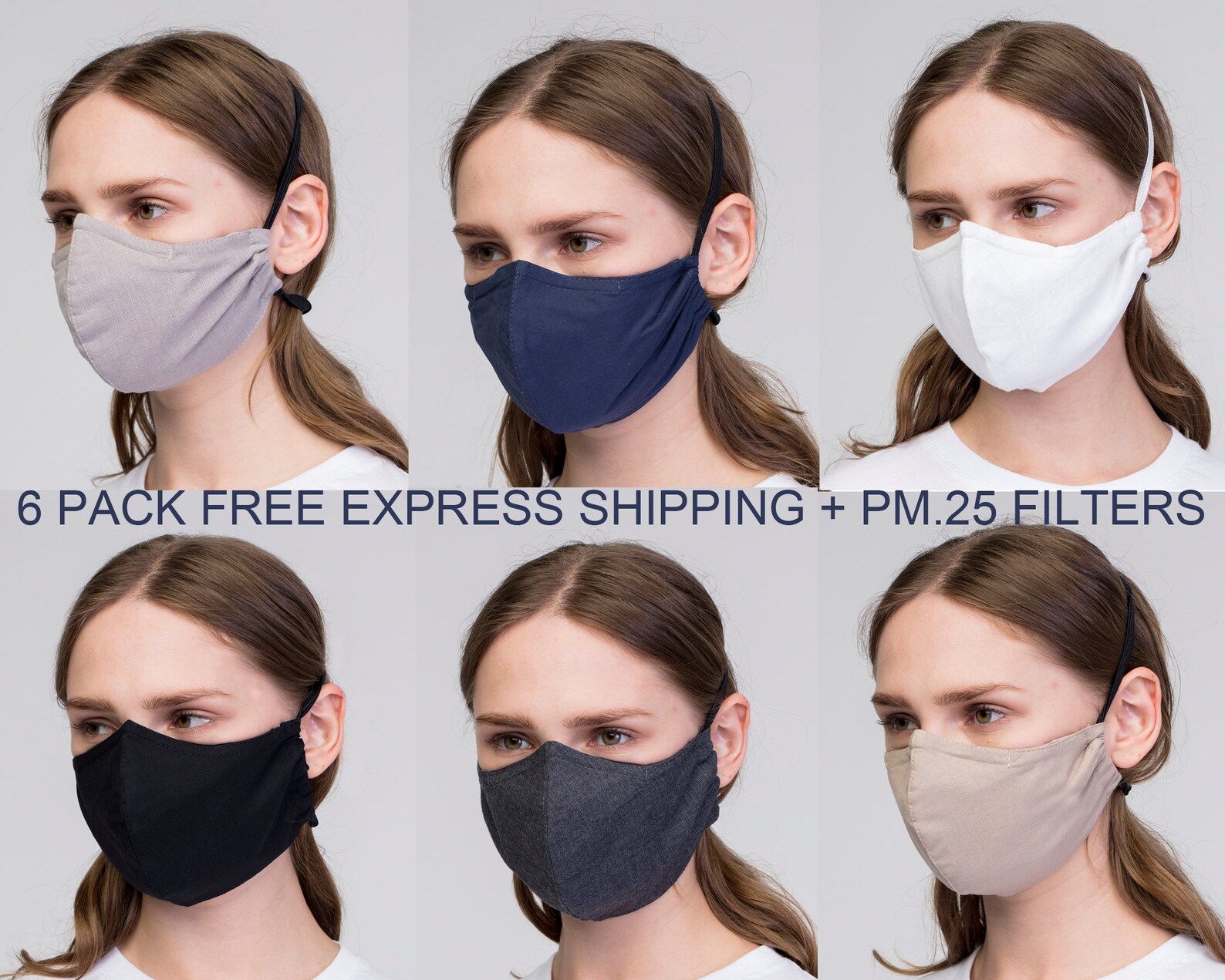 4 PACK Face Mask Over the Head Face Mask Anti Fog Mask for Etsy