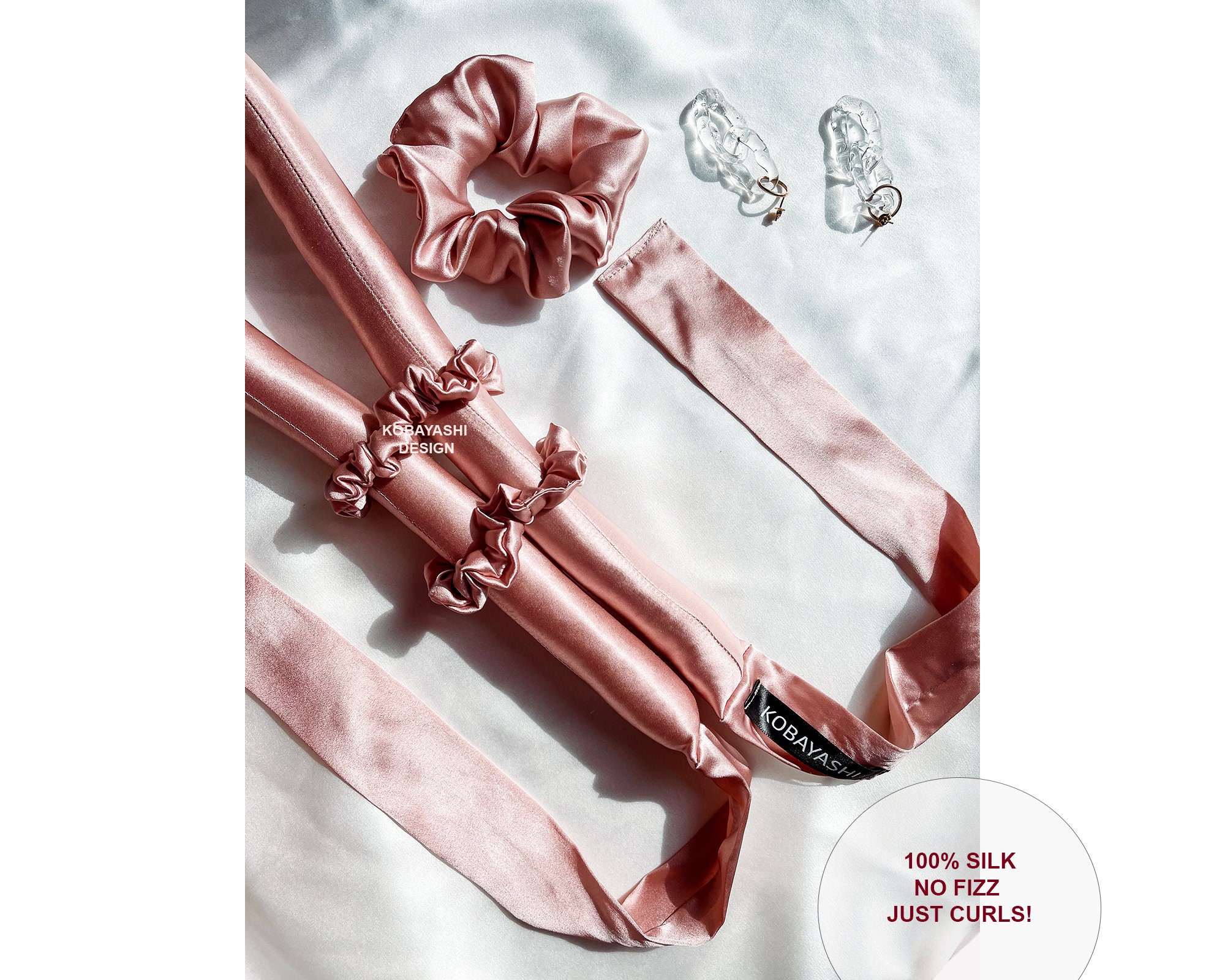 PP Pink Curling Ribbon Kit Limited Edition - Heatless Hair