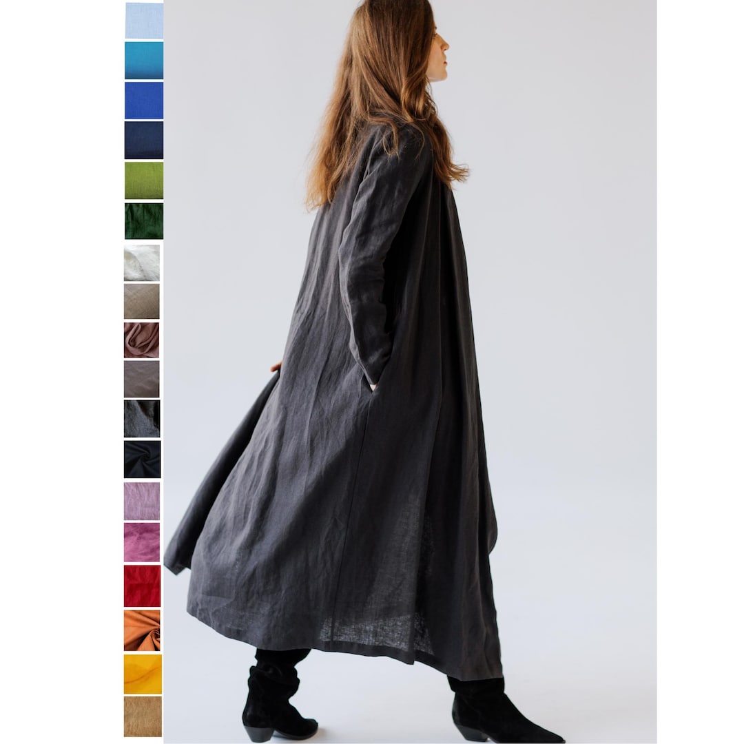 Lina Trendy Long Coat for Women Elegant Comfort Outerwear for Fashionable Ladies