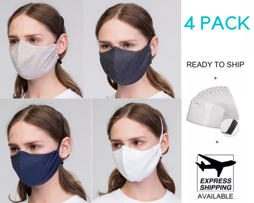 4 PACK Face Mask Over the Head Face Mask Anti Fog Mask for Etsy