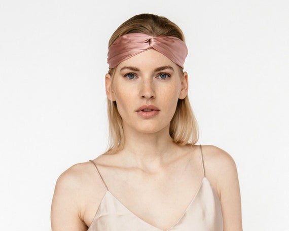 Pure Silk Headband ,100% Mulberry Silk Twist Knot Hairband  display picture 1