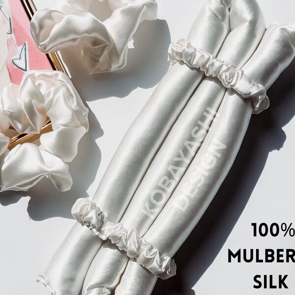 Heatless Silk curling ribbon, No heat hair curling rod headband set with Scrunchies , silk satin curler wand kit, heatless curls
