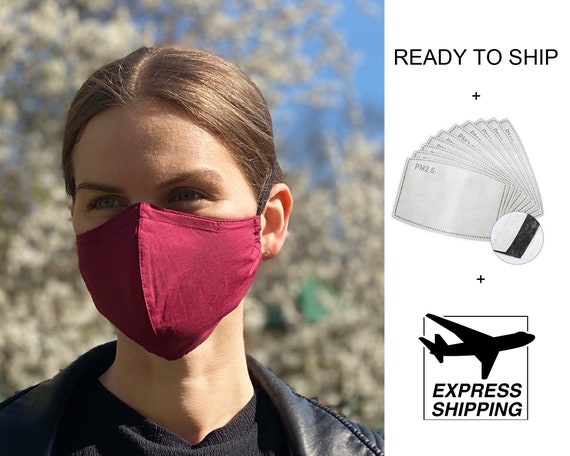 Masque facial masque anti-buée pour lunettes masque lavable - Etsy France