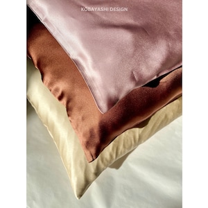 Organic silk pillowcase -  Italia