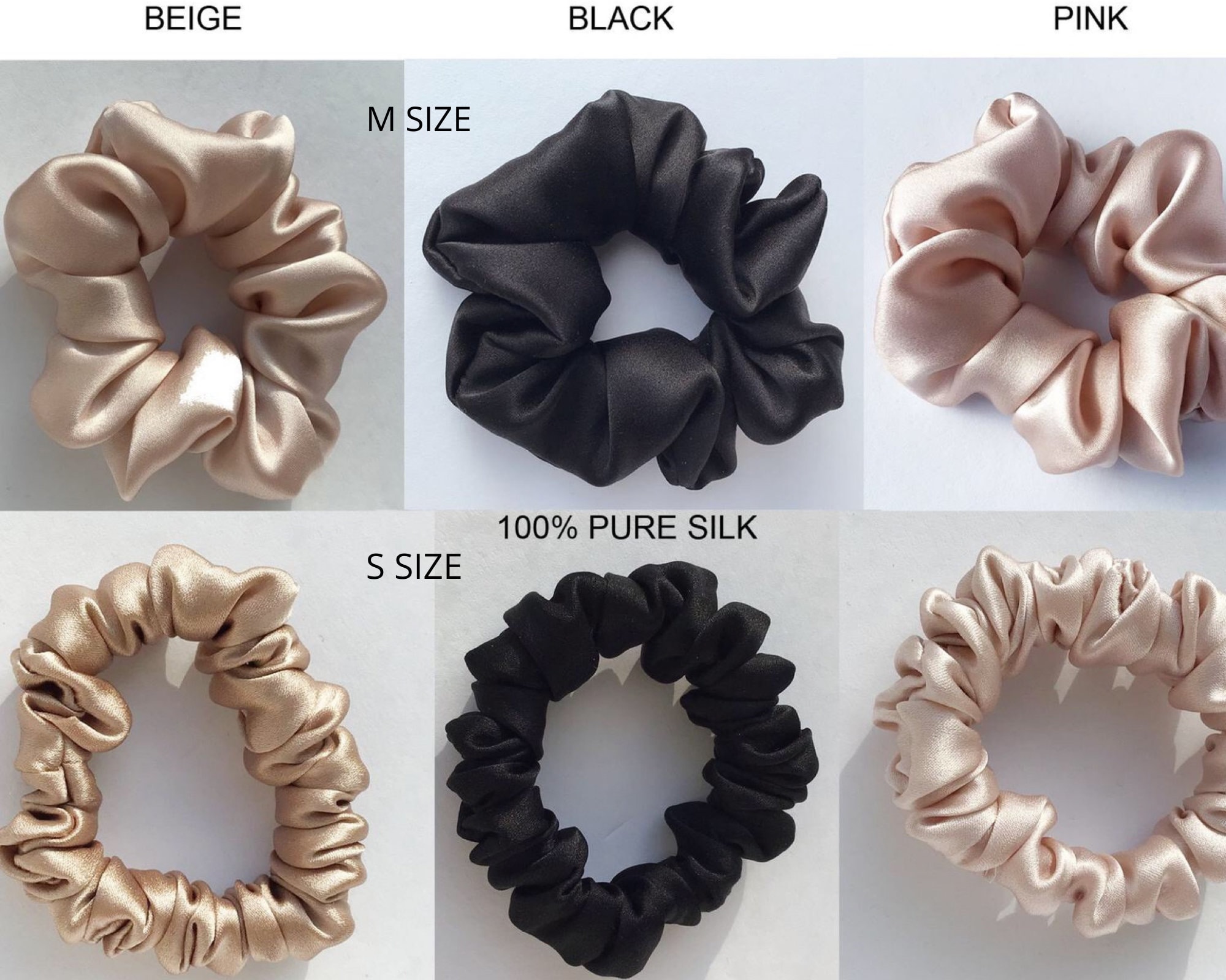 Silk curling ribbon heatless hair curler ribbon set with Etsy