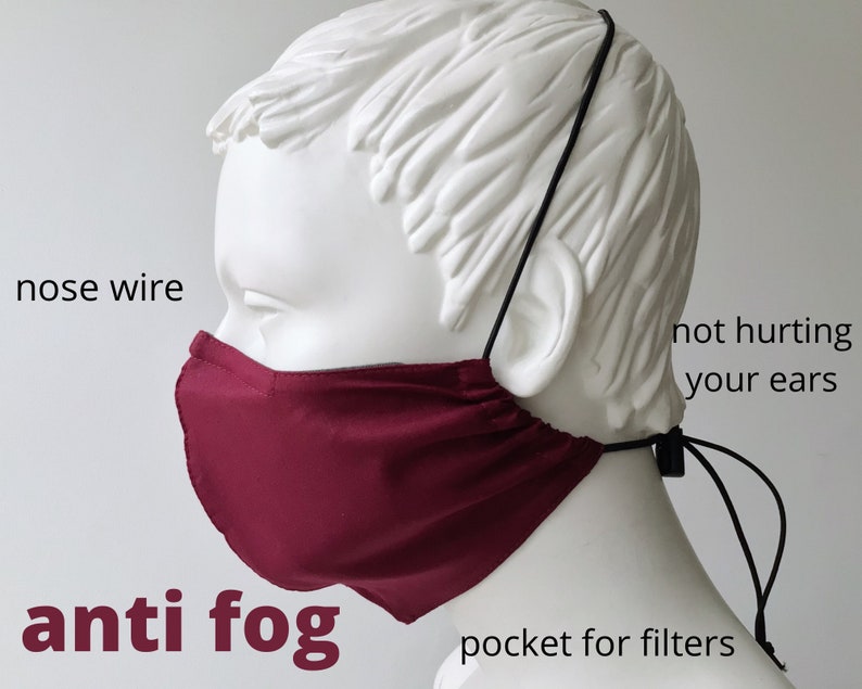 Hearing Aid Friendly Face Mask Breathable Overhead Face Mask Etsy