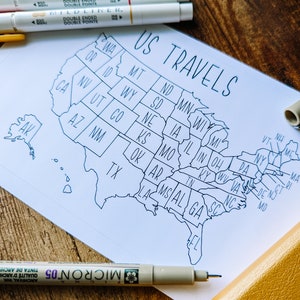 US Travels Bullet Journal Sticker - Il 300x300.4042927162 Ojj7