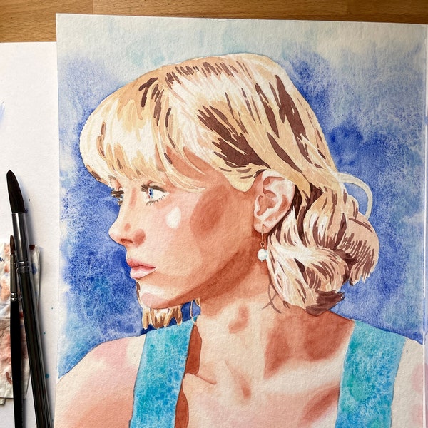 Auftrag für ein AQUARELL Portrait