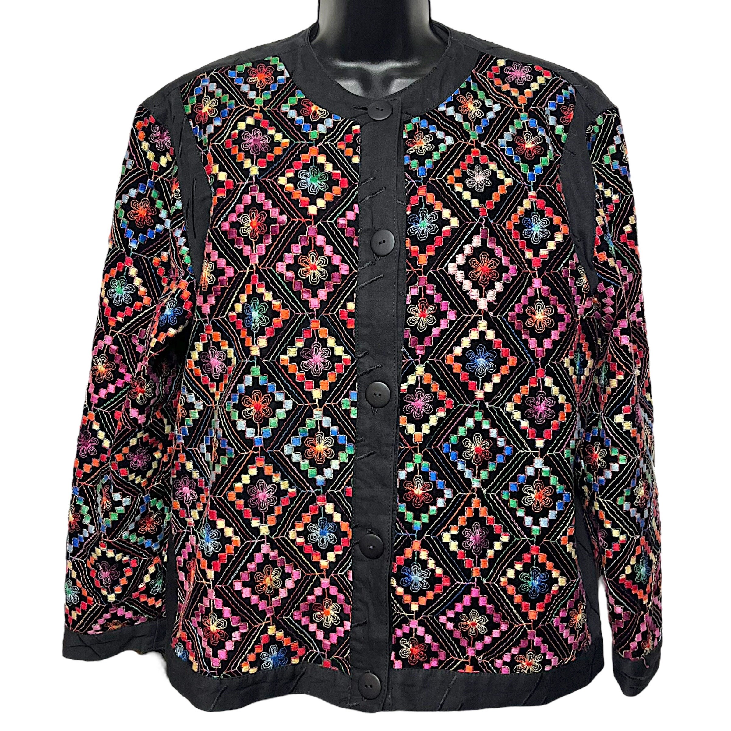 US vintage gene ewing bis パッチワーク ジャケット US vintage gene ewing bis パッチワーク ジャケット