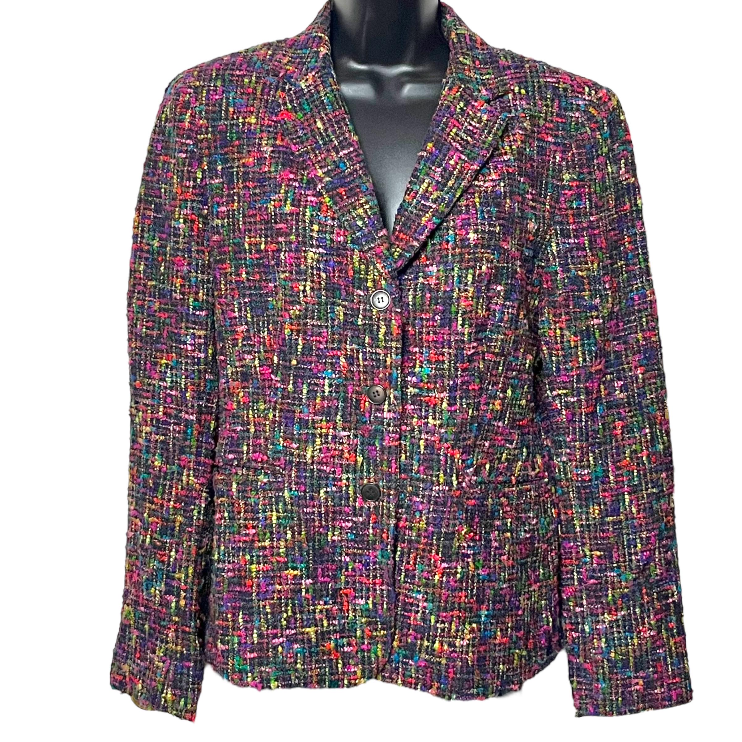 RAIVE★Buckle Crop Tweed Jacket★幻想的な新製品 人気早期完売 JS164.jpg