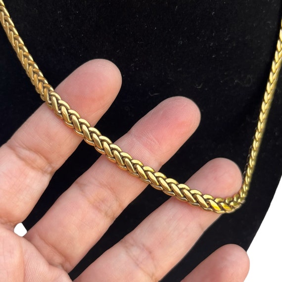 Vintage Anne Klein Minimalist Chain Necklace 1980… - image 2