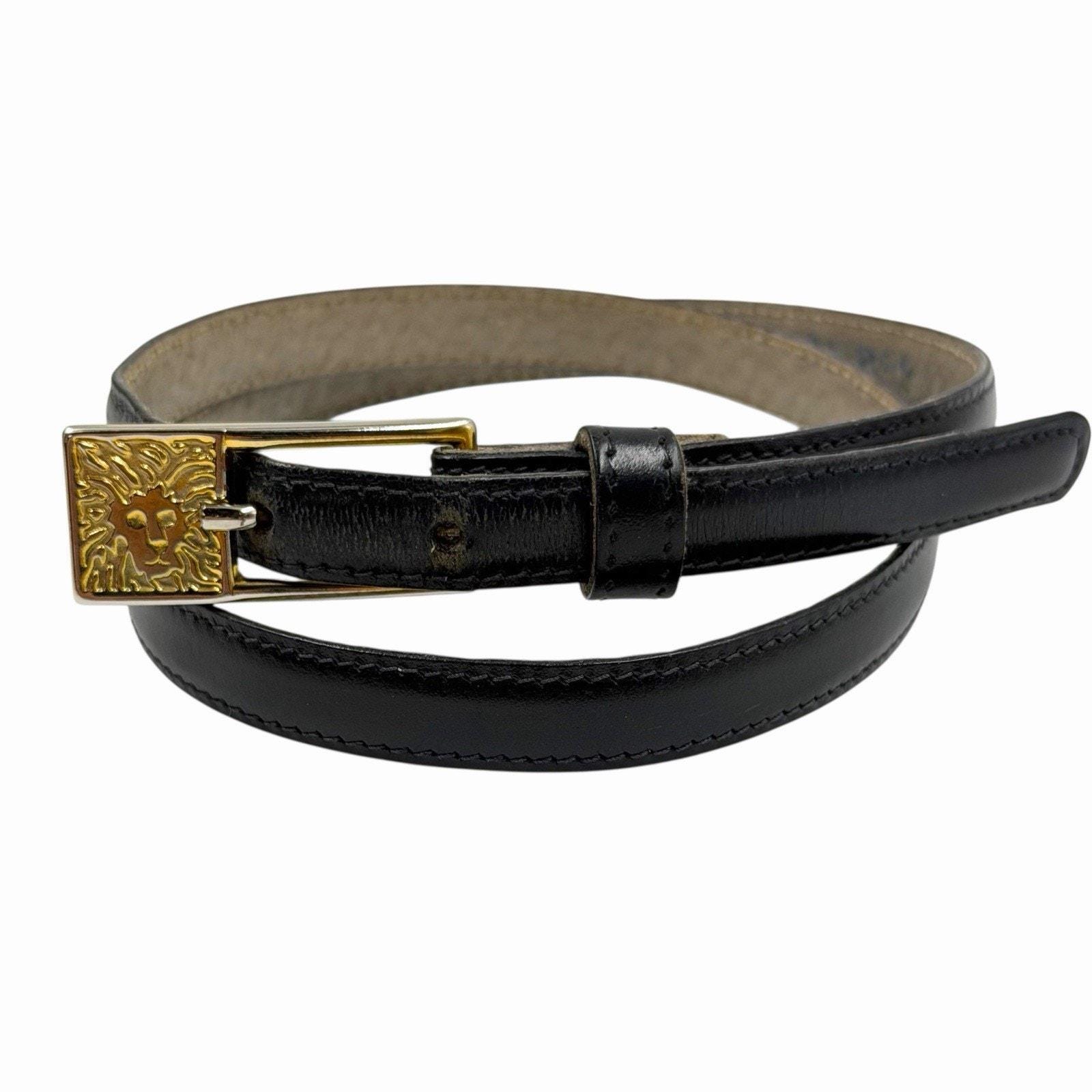 Anne Klein Womens Snake Chain Belt Gold Lion Buckle Stretch vintage 1970s XS S Vintage Anne Klein Gold Serpentine Stretch | Mercari main image 2