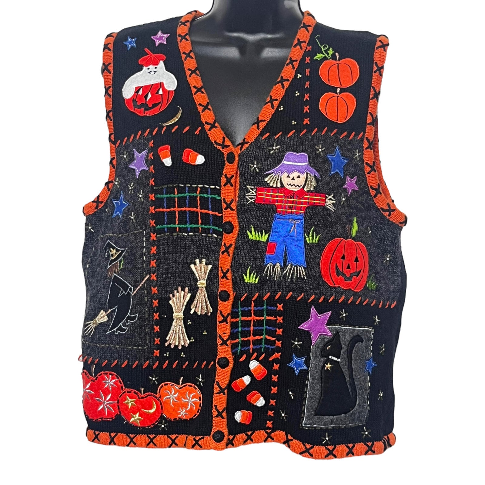 Halloween sweater vest sale