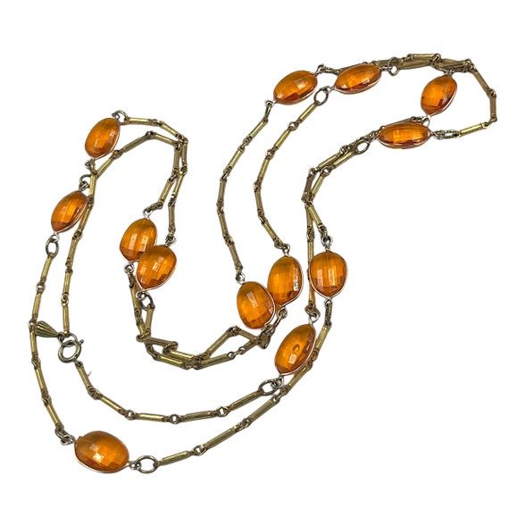 Vintage Midcentury Beaded Necklace 1960s 1970s Jo… - image 2