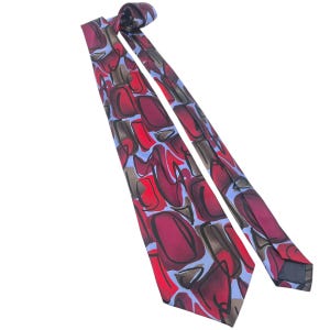 Vintage Jerry Garcia Silk Tie: 1990s Novelty Necktie