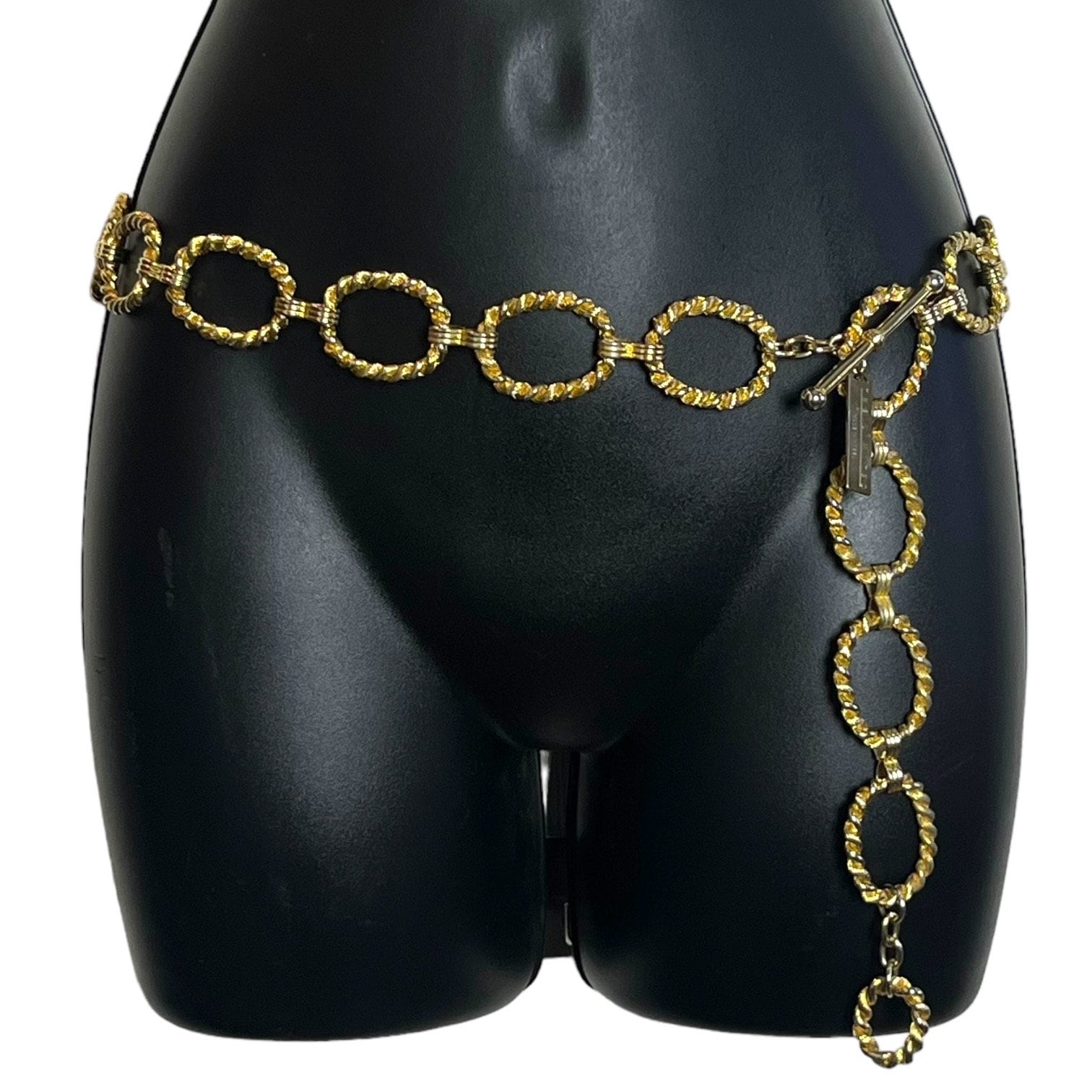 Vintage Limited Gold Chain Belt 1980s 1990s Runway Statement