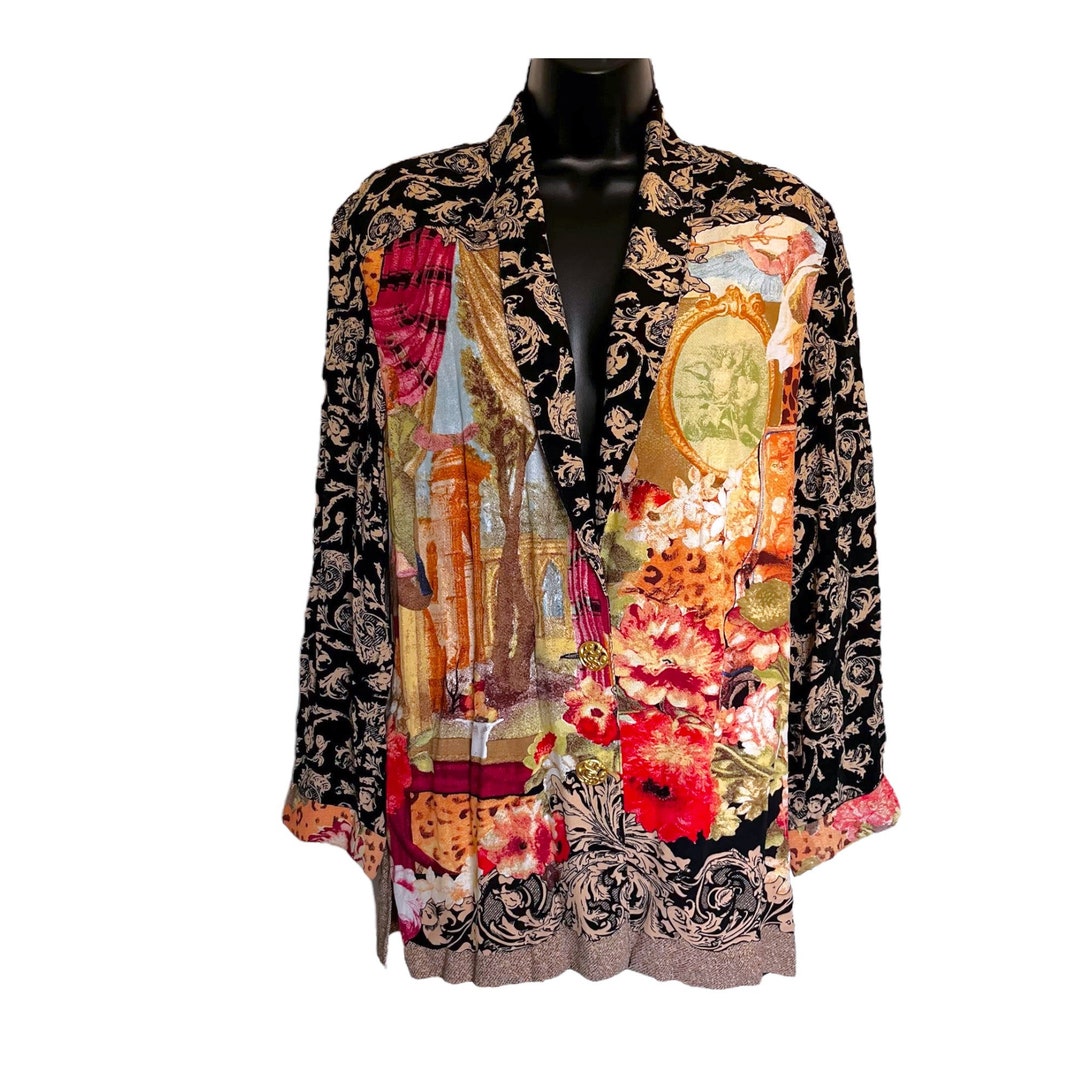 Vintage Carole Little Blazer Jacket 1980s 1990s Fashion - Etsy