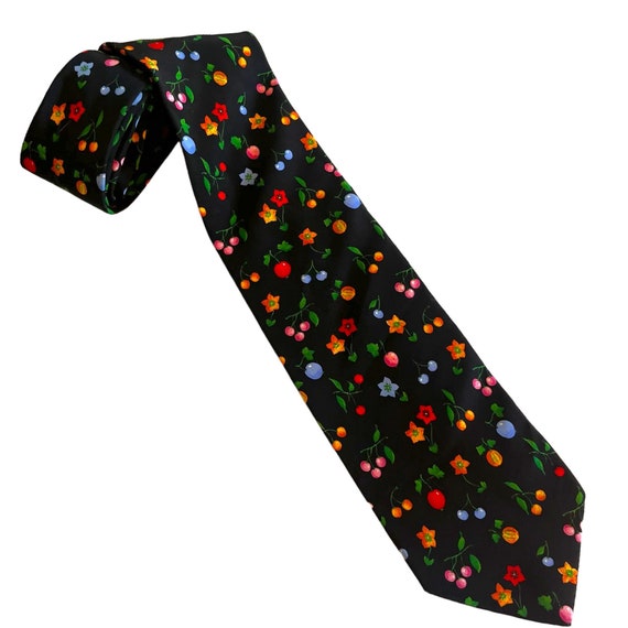 CHARMING Vintage Filogranna Uomo Necktie Tie 1980… - image 2