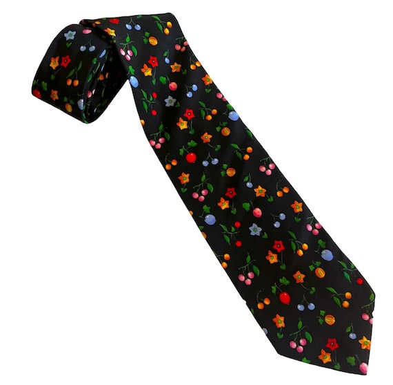 CHARMING Vintage Filogranna Uomo Necktie Tie 1980… - image 1