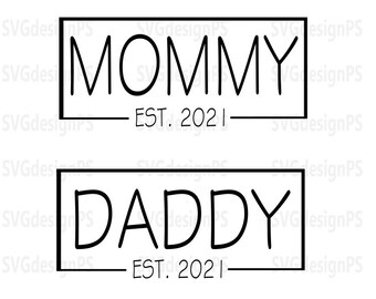 Download Mommy Est Svg Etsy