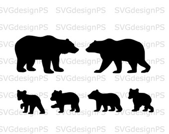 Download Bear Family Svg Etsy