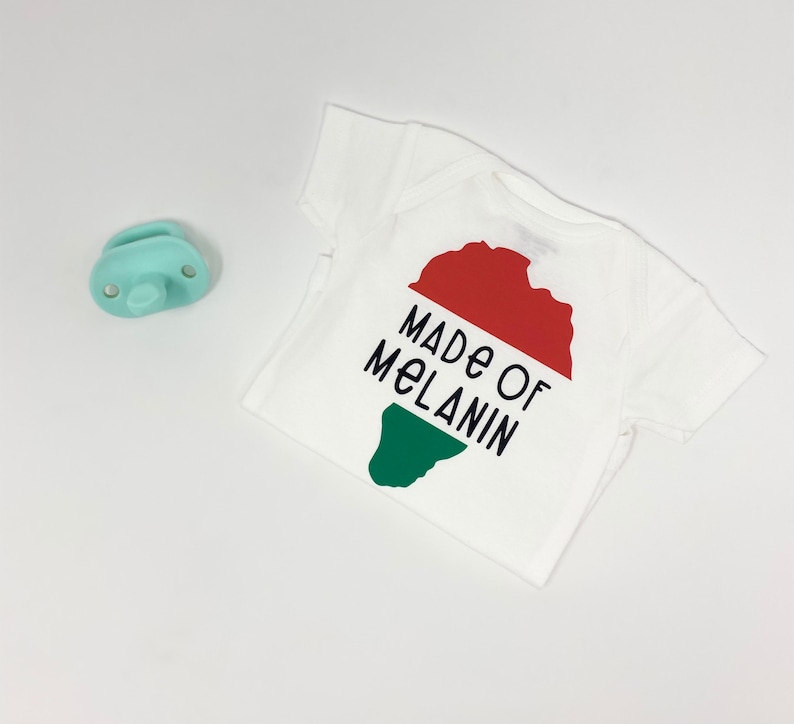 Custom Onesie Made of Melanin Onesie Black Baby Onesie Melanin Onesie Melanin African American Baby Onesie