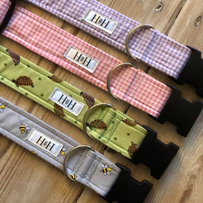 Hetty & Huxley pet collars - various colours and patterns