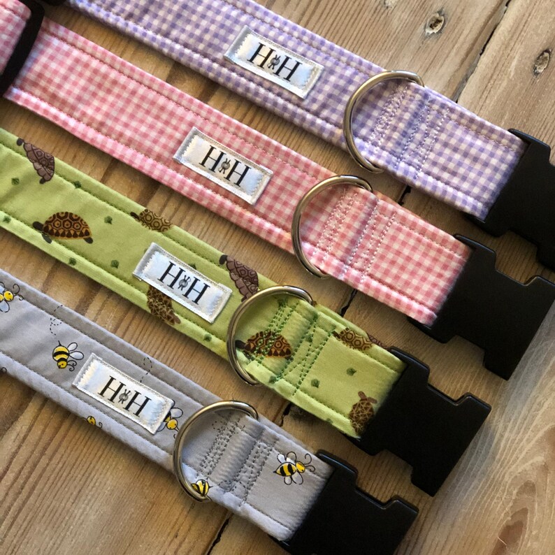 Hetty & Huxley pet collars - various colours and patterns