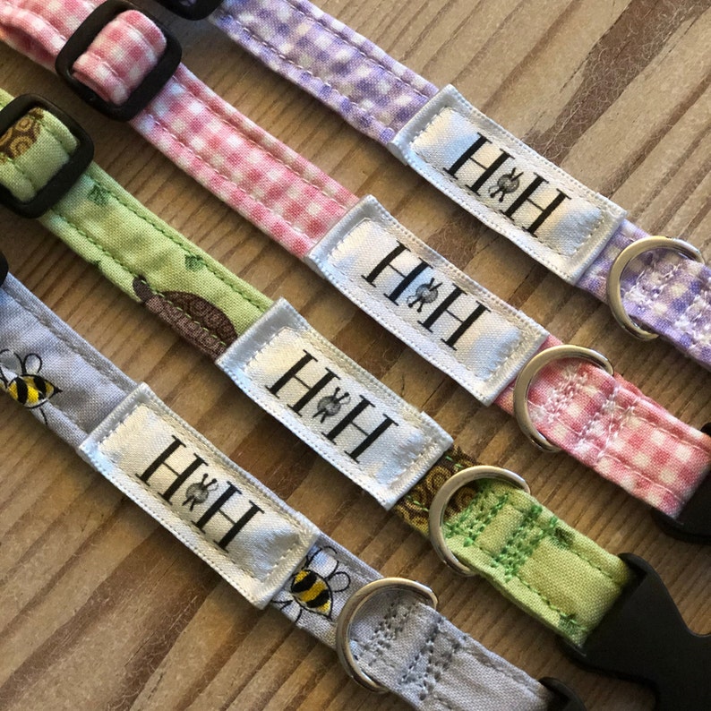 Hetty & Huxley pet collars - various colours and patterns