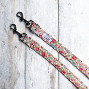 Dog Lead / Leash Extensions Liberty Floral