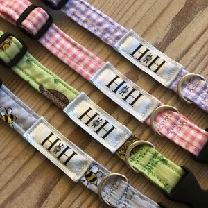 Hetty & Huxley pet collars - various colours and patterns