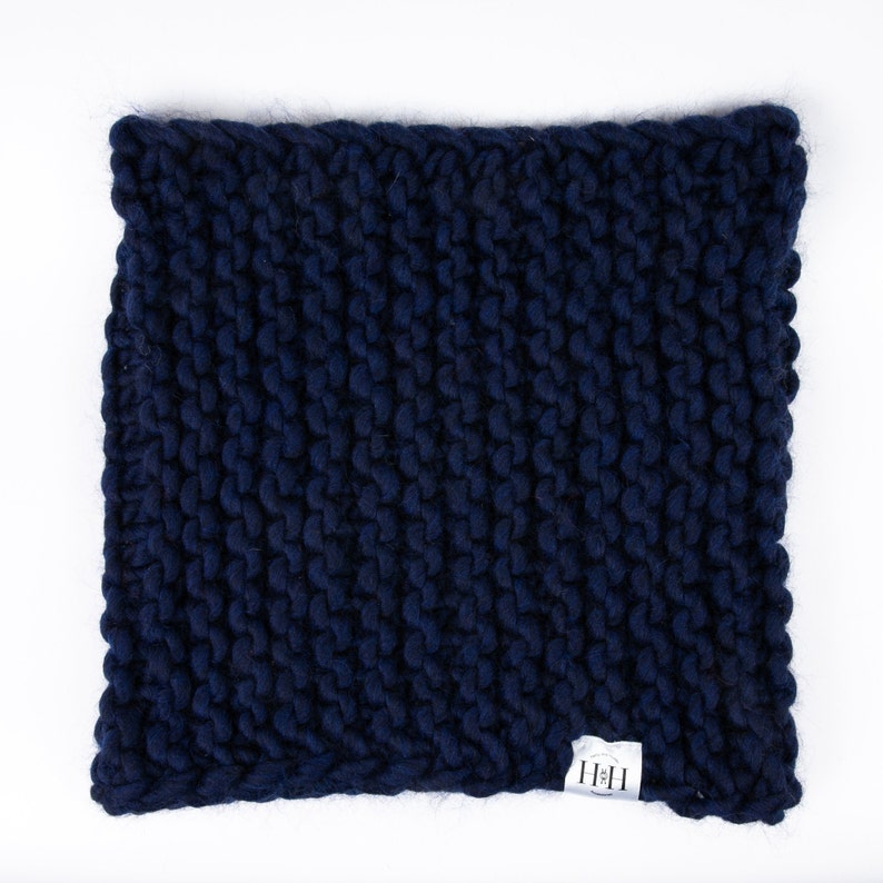 Luxury Hand Knitted 100% Peruvian Wool Chunky 'Human' Snoods image 9