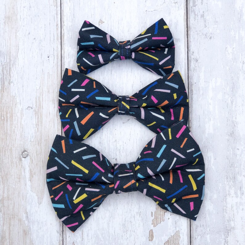 Confetti Dog Bow / Bowtie image 1