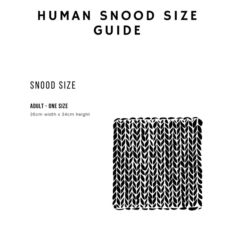Luxury Hand Knitted 100% Peruvian Wool Chunky 'Human' Snoods image 10