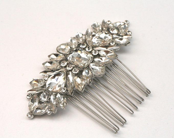 Silver Metal Veil Comb (20 teeth) - 5 pieces, Veil Comb, Hair Accessory, Hair Accessories, DIY Hair Accessory, Resin Craft, Crown Comb, Tiara  Comb