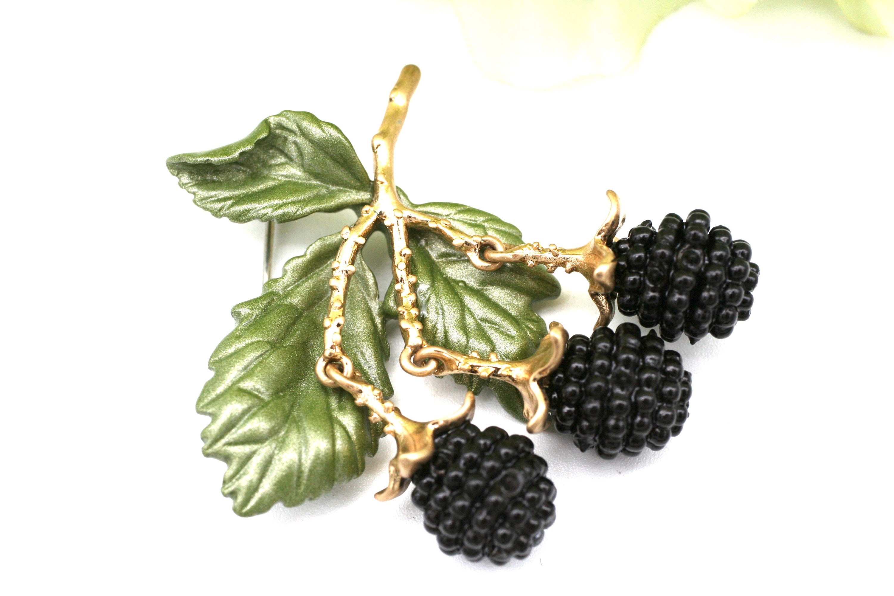 blackberry brooch