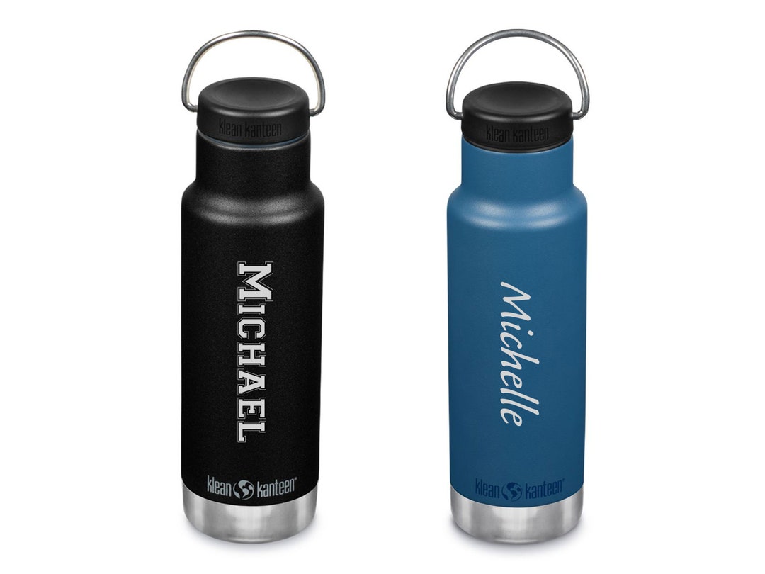 Personalized Klean Kanteen Classic Bottle W/ Loop Cap 12 Oz Etsy