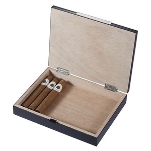 Visol Barclay Personalized Travel Humidor Free Engraving Groomsmen Gifts image 4