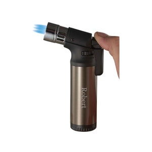 Visol Personalisiertes Ares Quad Flame Torch Feuerzeug, Zigarrenfeuerzeug, individuelles Groomsmen Geschenk