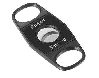 Personalized Visol Powell Cigar Cutter - Double Guillotine - Free Engraving!