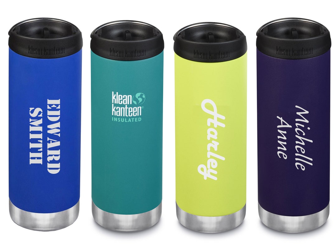 Klean Kanteen Personalized Tkwide 16oz Insulated Water Bottle Etsy