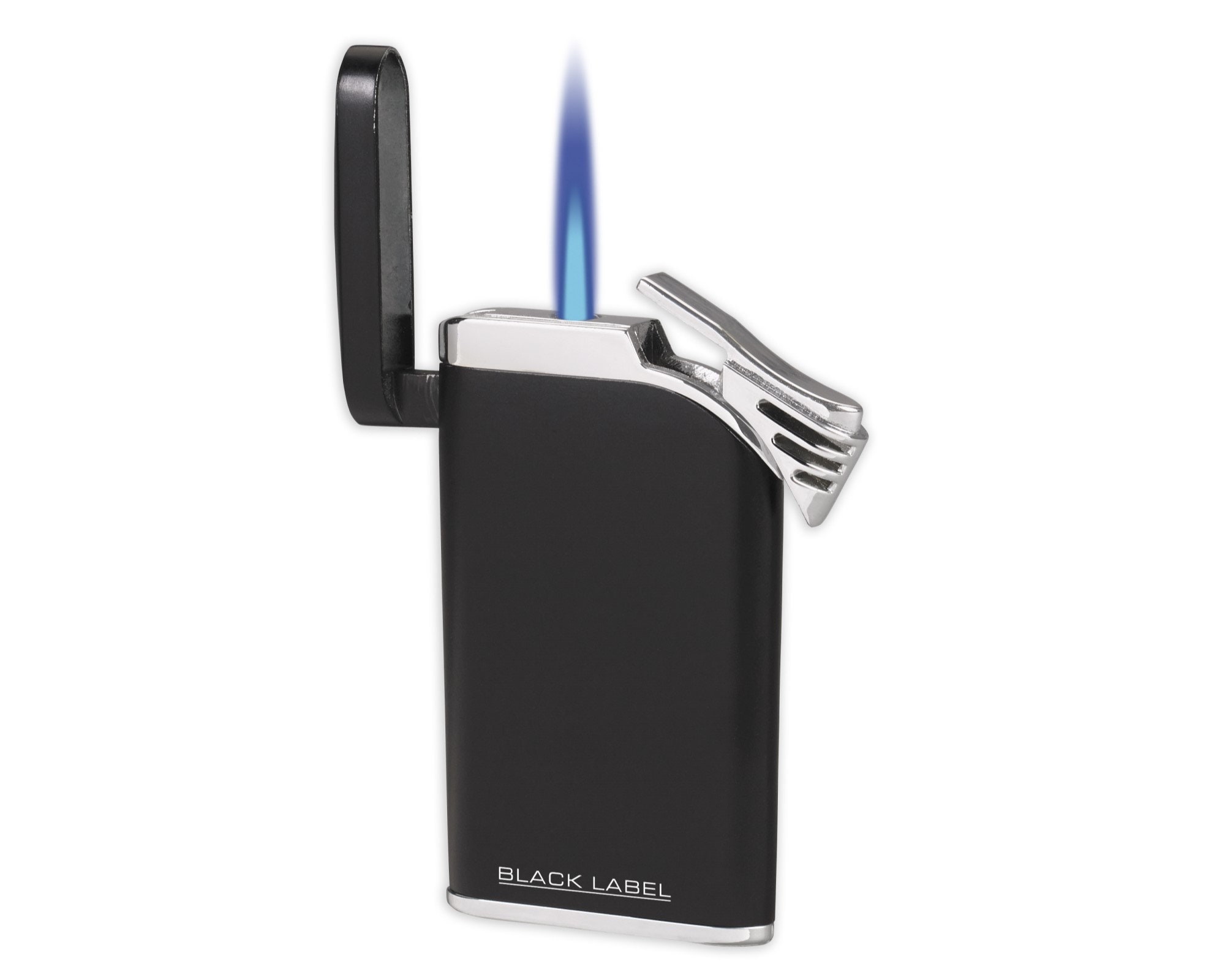 Caseti Jet flamme torche Briquet à cigare chrome/noir