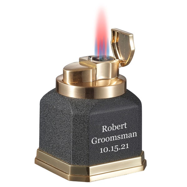 Personalized Visol Redferno Quad Flame Table Lighter - Free Engraving!